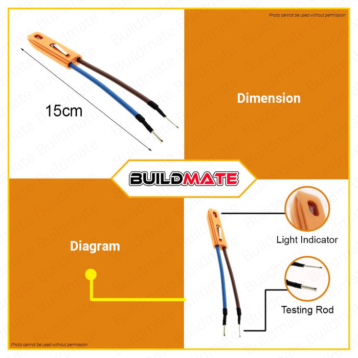 OMNI Electric Circuit Tester 20V-600V ECT-202/O •BUILDMATE•
