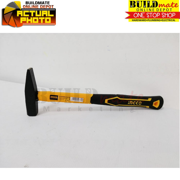 BUILDMATE Ingco Machinist Hammer Drop-forged Hammerhead 200g-1500g with Fiberglass Handle SOLD PER PIECE - IHT