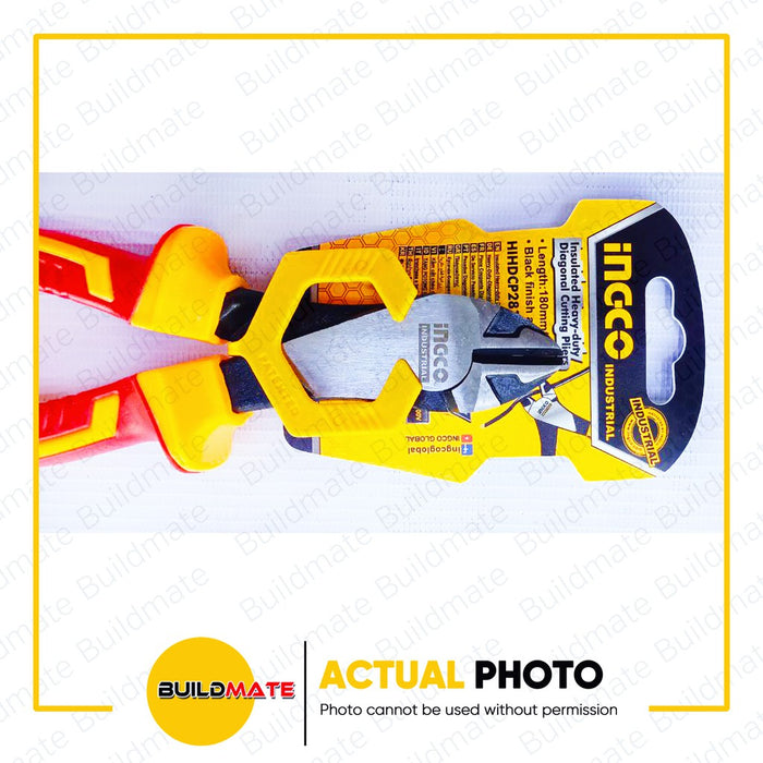 INGCO Insulated Diagonal Cutting Pliers 7" HIHDCP28188  •BUILDMATE• IHT