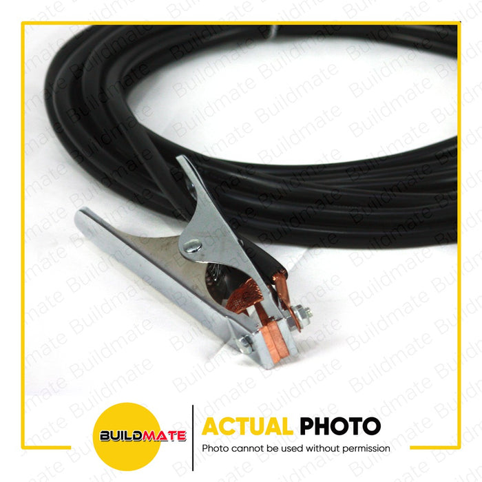 Grounding Cable 2m  5m  7m  10m 25sqmm for Welding Machine w/ Earth Ground Clamp & Adaptor BUILDMATE