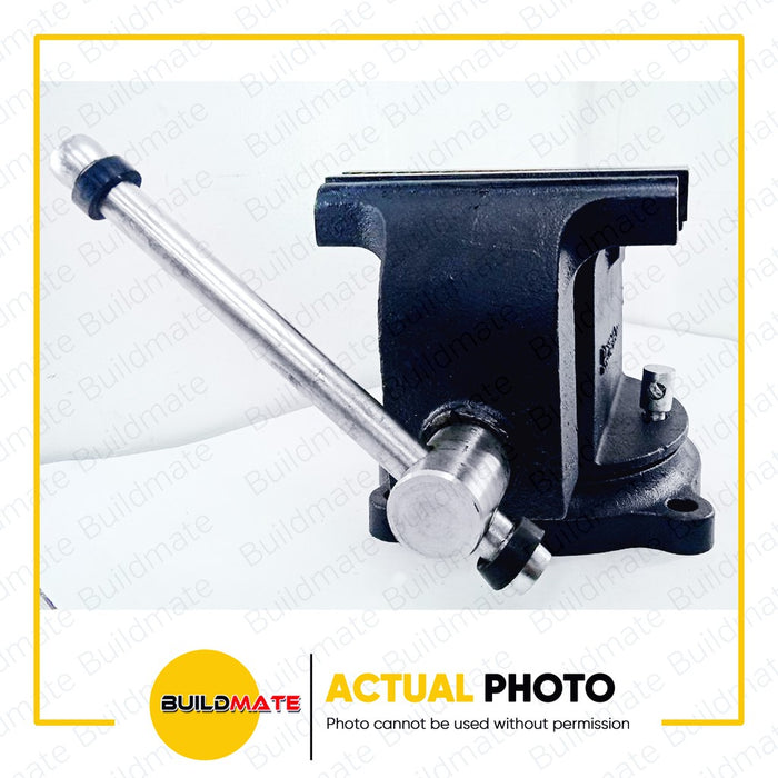 HOYOMA 8" Inch Bench Vise 360-Degree Swivel Base And Head With Anvil H5201-8 •BUILDMATE• HYMHT