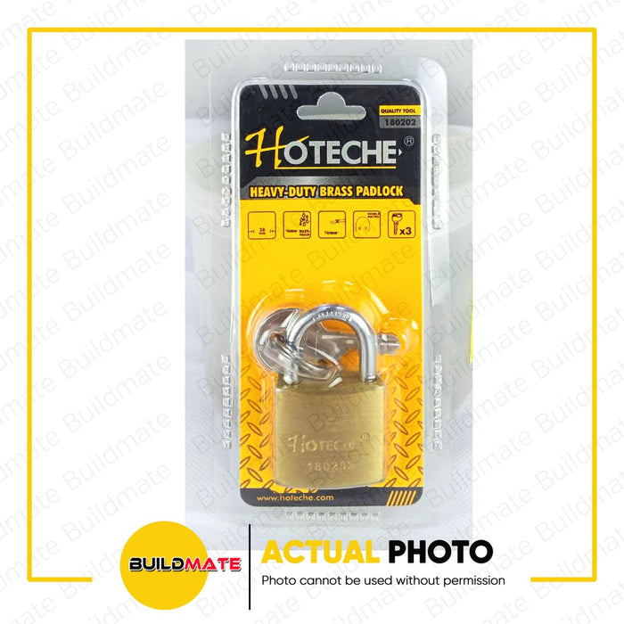 HOTECHE Brass Padlock Heavy Duty 50mm | 60mm SOLD PER PIECE •BUILDMATE•