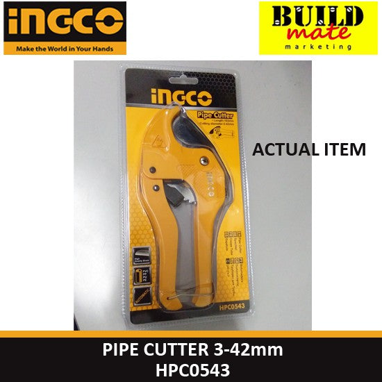 INGCO Pipe Cutter 3-42mm HPC0543  •BUILDMATE• IHT