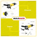 OMEGA Angle Grinder 850W ASPO-AG-850 •BUILDMATE•