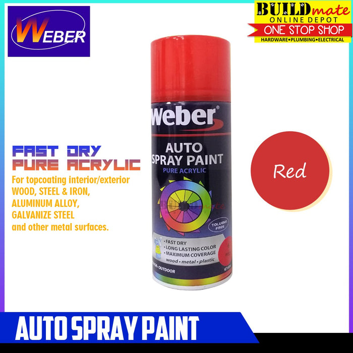 WEBER Auto Spray Paint SP-6 RED