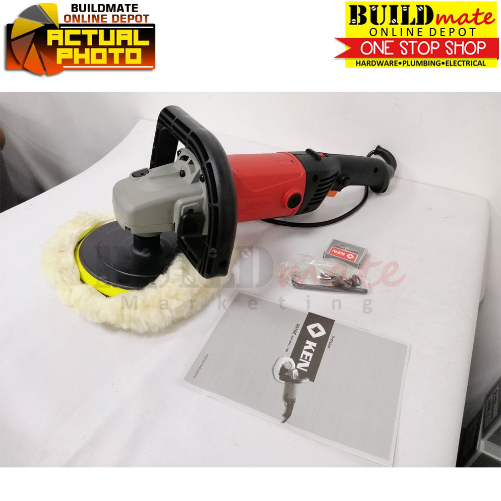 KEN Polisher Buffing Machine Ø180mm Variable Speed 1200W 9518E — Buildmate