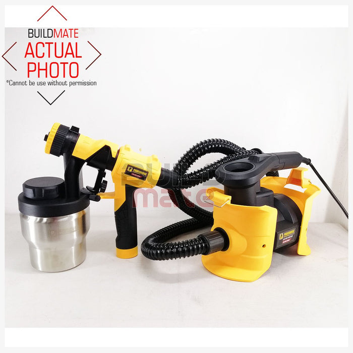 POWERHOUSE HVLP Floor Based Electric Paint Spray Gun Set with Stainless Container 600W PH-ESG-600S •BUILDMATE