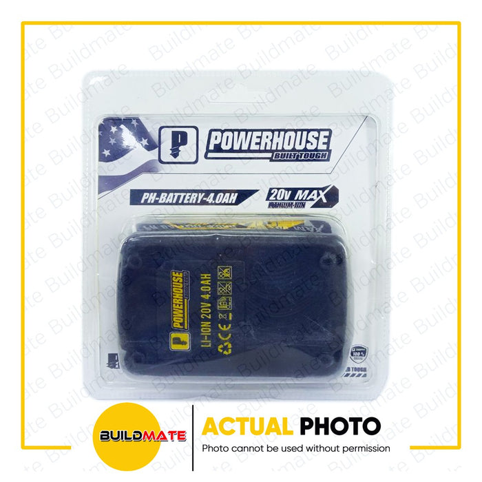 POWERHOUSE 4.0Ah Lithium-Ion Battery Cordless Tools Accessories PH-BATTERY-4.0AH •BUILDMATE• PHPT
