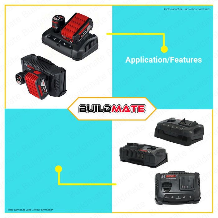 BOSCH Professional Battery Charger GAX 18V-30 Uni 1600A011A9 AUTHENTIC •BUILDMATE• BLC