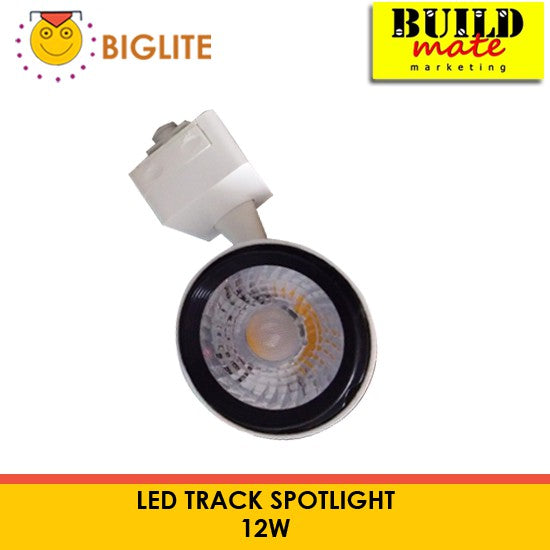 BIGLITE LED Track Spotlight 12W Black/White •BUILDMATE•