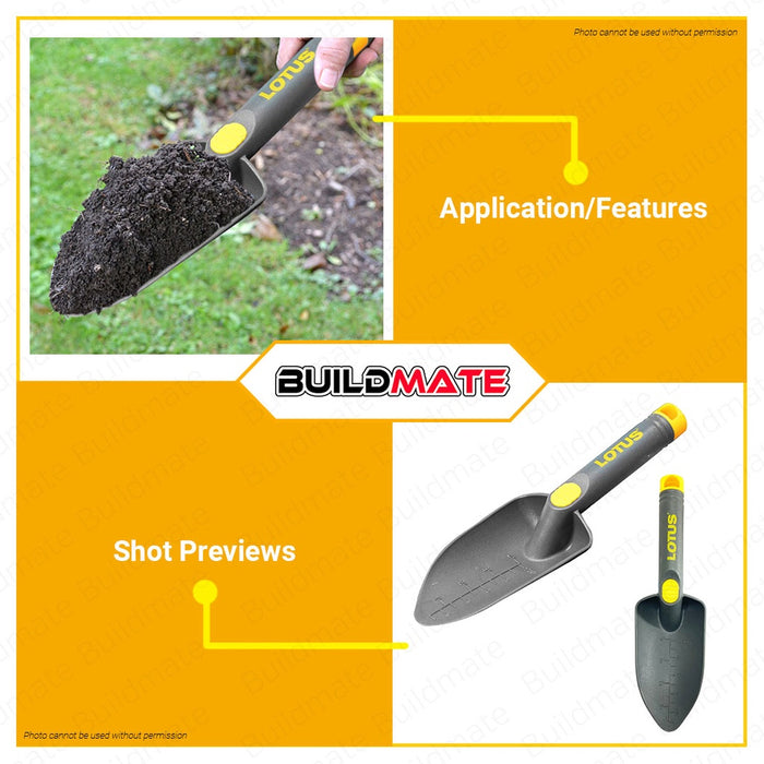 LOTUS Garden Planter's Trowel Shovel For Gardening LTGT100PTX •BUILDMATE• LHT