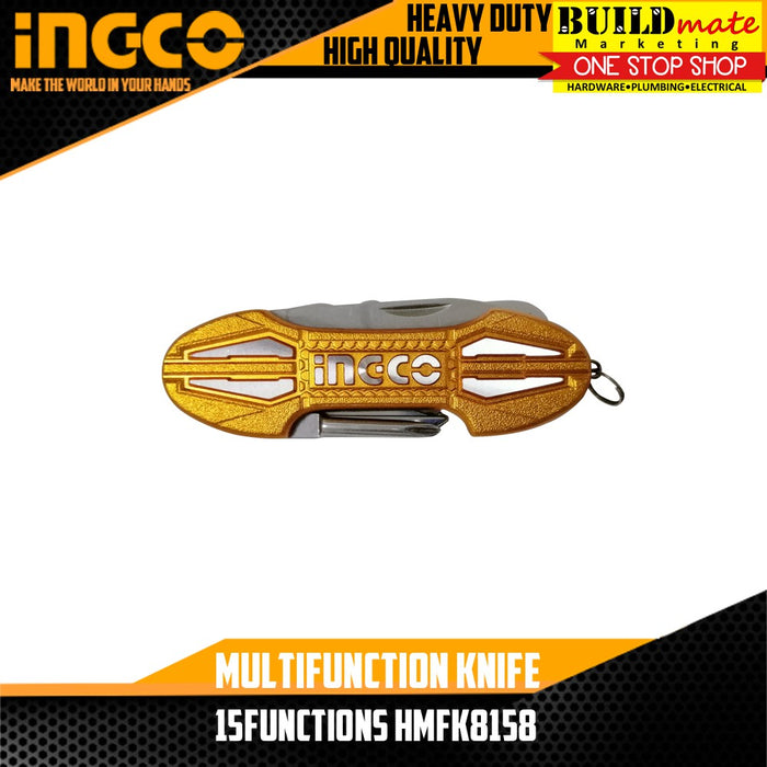 INGCO Multifunction Knife 15 Functions HMFK8158  •BUILDMATE• IHT