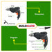 HOYOMA Electric Drill HT-ED500 | ED550 •BUILDMATE•  HYMPT