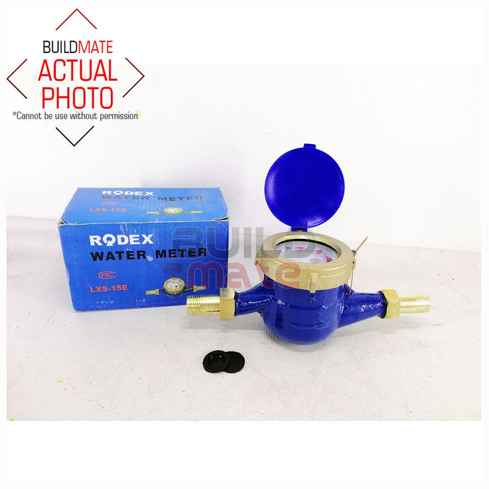 Water Meter Metal 15mm AIMEE / MAXTEN/RODEX •BUILDMATE• 