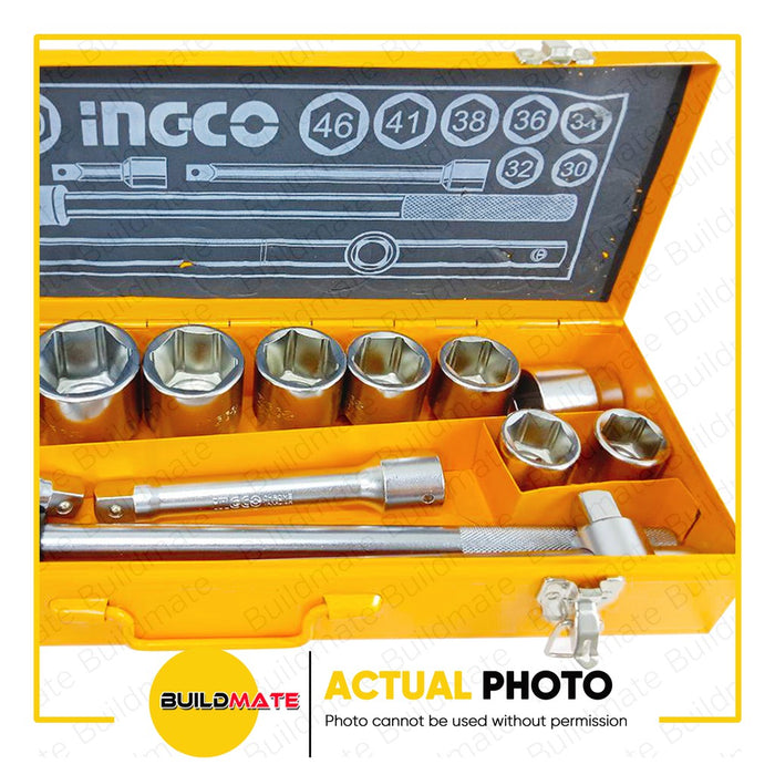 INGCO 15PCS 3/4" Drive Socket Set HKTS034151 •BUILDMATE• IHT