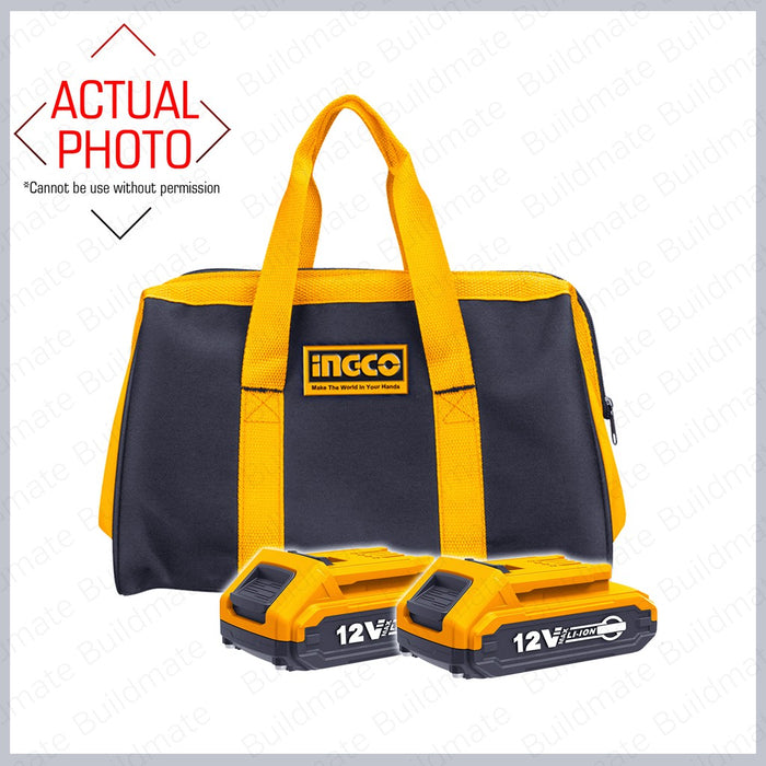 FLASH SALE! INGCO Cordless Drill Lithium Ion 12V 2 Speed Gear CDLI1222 | 100% ORIGINAL & AUTHENTIC •BUILDMATE• ICPT