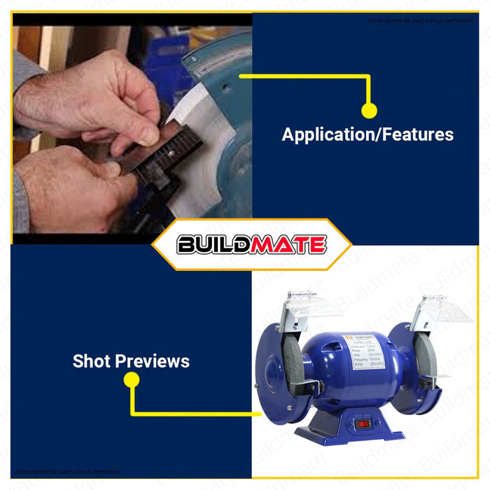 OXFORD ENGLAND Bench Grinder 5" | 6" •BUILDMATE•