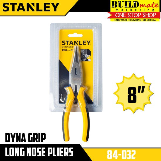 Stanley Dyna Grip Long Nose Pliers 6"/8" SHT