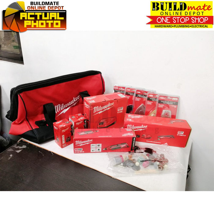 MILWAUKEE POWER DUO Multifunction Oscillating and Rotary Die Grinder Tool 12V Li ion •FLASH DEAL!•
