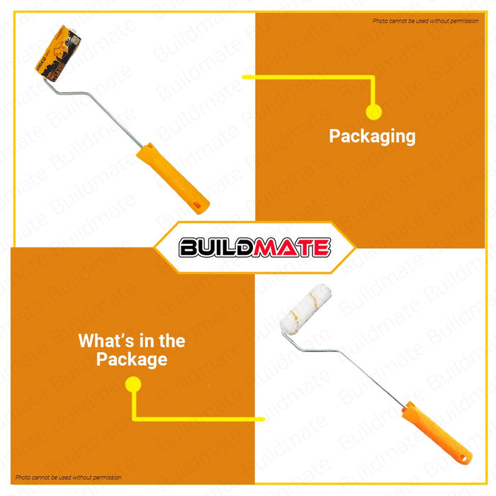 INGCO Mini Cylinder Paint Roller Brush 4" Inner Wall Super Select HRHT281002 •BUILDMATE• HT2