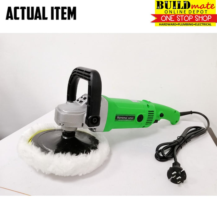 Hoyoma Electric Polisher 1300W Buffing Machine VARIABLE SPEED EP-18008 •BUILDMATE• HYMPT