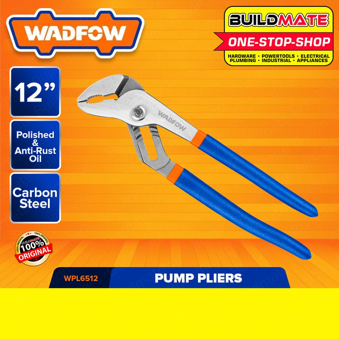 WADFOW Pump Pliers 10" Inch | 12" Inch [SOLD PER PIECE] Tongue And Groove Pliers •BUILDMATE• WHT