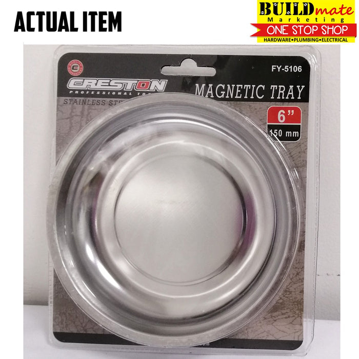 CRESTON Magnetic Tray 6" Stainless (150mm) FY-5106
