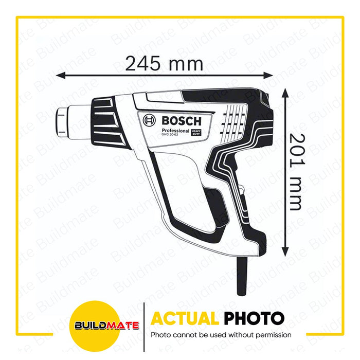 BOSCH Professional Heat Gun GHG 20-63 KIT •BUILDMATE• BPT