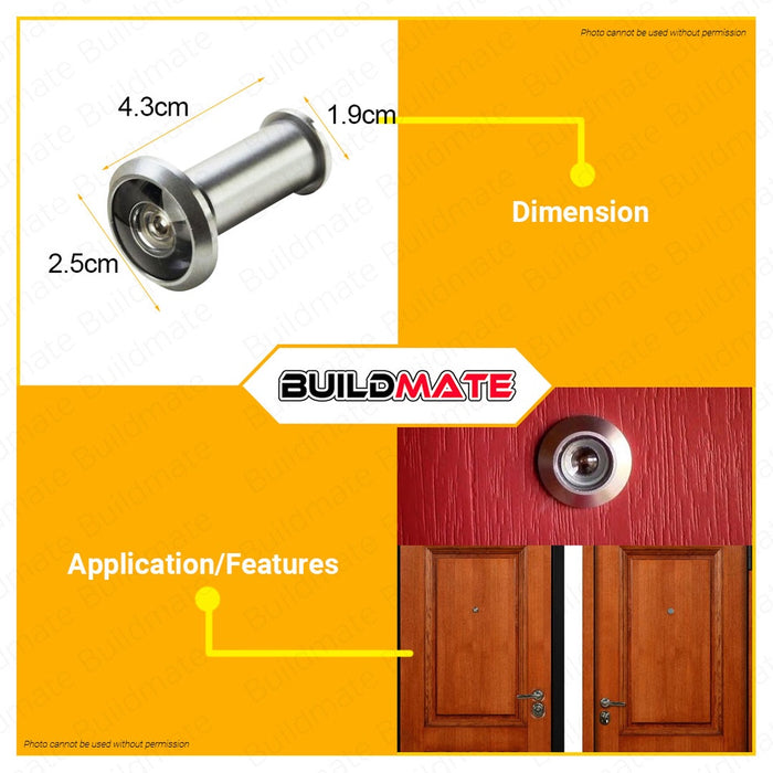 YALE Essential Series Door Viewer Visitor Peep Hole View #YEDV 1001 US15 100% ORIGINAL / AUTHENTIC