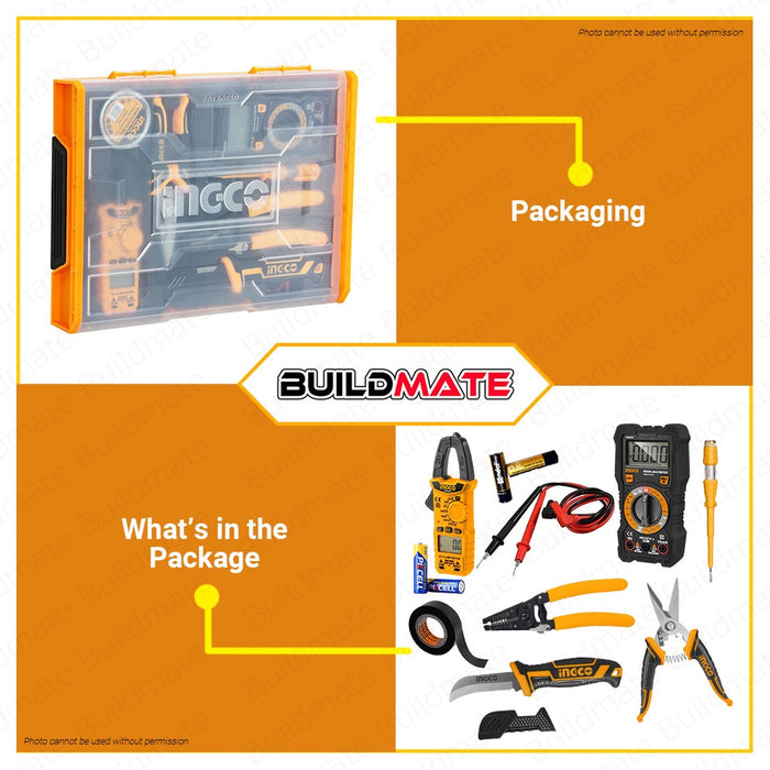 INGCO Electrician Telecom Tools Set 7 PCS HKTV01T071 •BUILDMATE• IHT