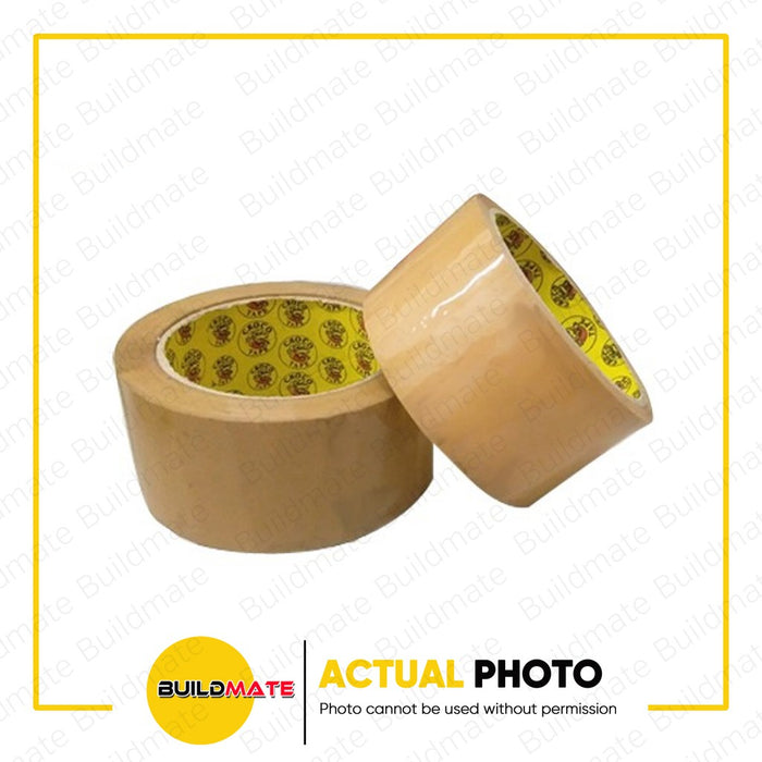 CROCODILE Packaging Tape Clear/Tan 2" •BUILDMATE•