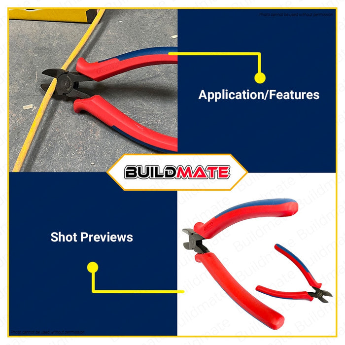 FUJIMA JAPAN Diagonal Cutting Plier 8" FT-DP806 •BUILDMATE•
