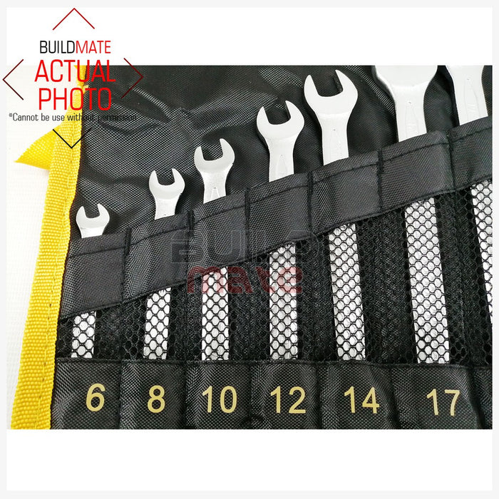 INGCO Combination Spanner 12PCS/SET 6-32mm HKSPA1143  •BUILDMATE• IHT