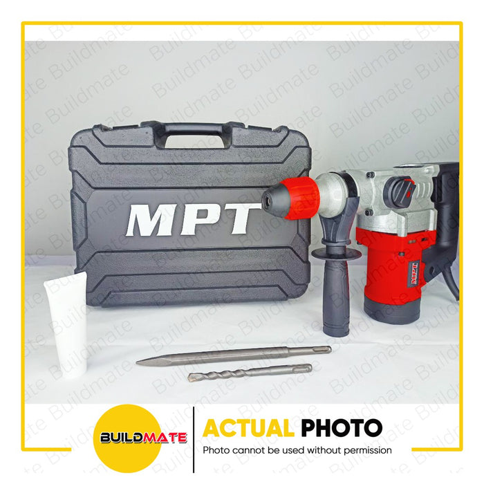 BUILDMATE MPT 3in1 Rotary Hammer Drill 800W / 850W Chipping Gun Concrete Breaker Drill MRHL2609 / MRH2609