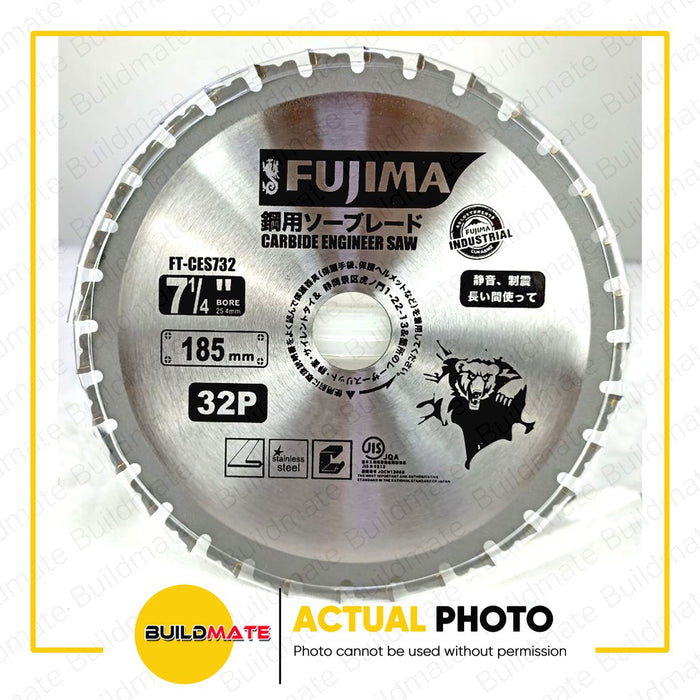 FUJIMA Carbide Engineer Saw 7 1/4" 185mm x 32T FT-CES185*32 •BUILDMATE•
