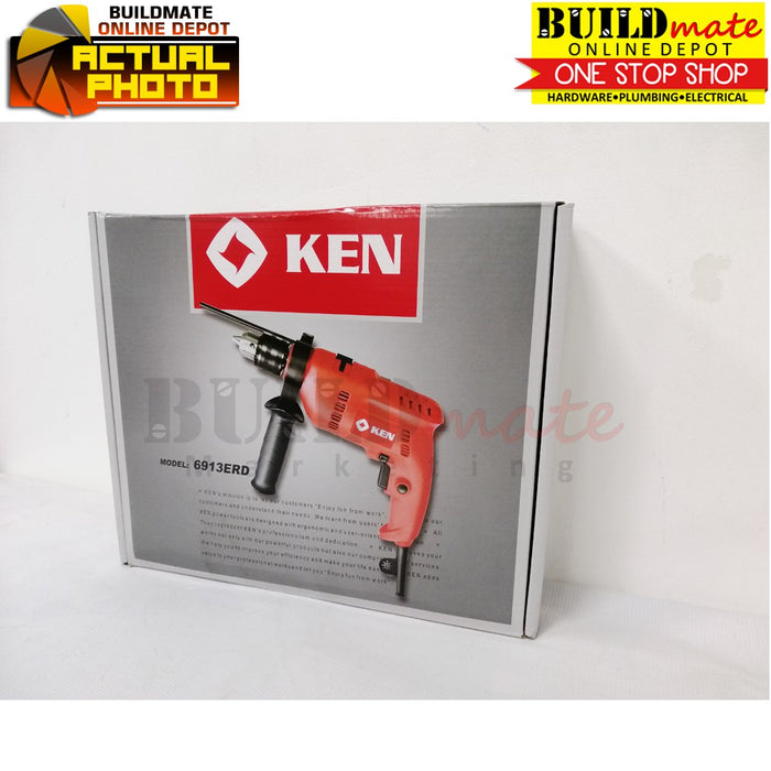 KEN Impact Drill 13mm 580W 6913ERD •BUILDMATE•