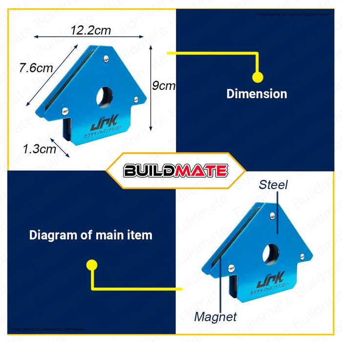 JR KAWASAKI Magnetic Welding Holder 3" •BUILDMATE•