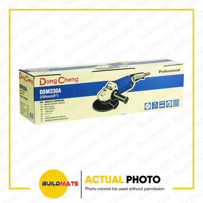 DONG CHENG Angle Grinder Soft Start 2200W DSM230A •BUILDMATE•