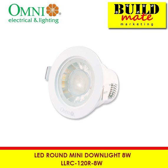 OMNI 120° Round Mini Downlight LLRC-120R-8W •BUILDMATE•