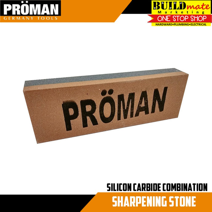 PROMAN Sharpening Stone Carbon Carbride 6" PR-CS150 -BUILDMATE 