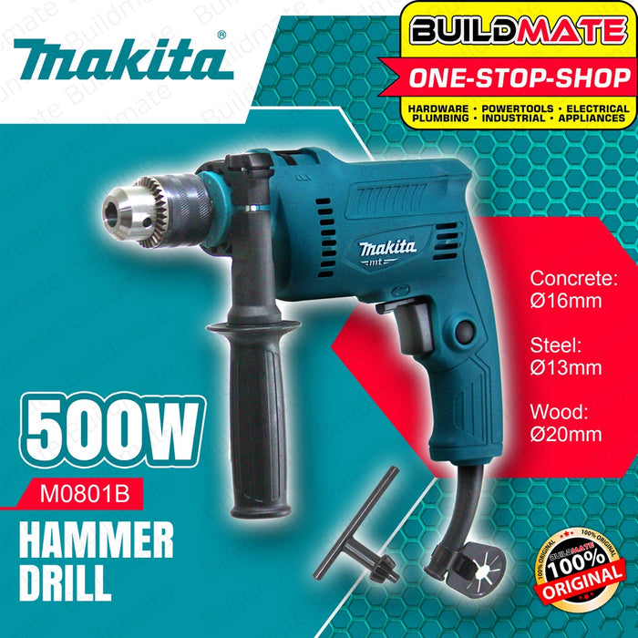 MAKITA Original Hammer Drill 500W M0801B •BUILDMATE•