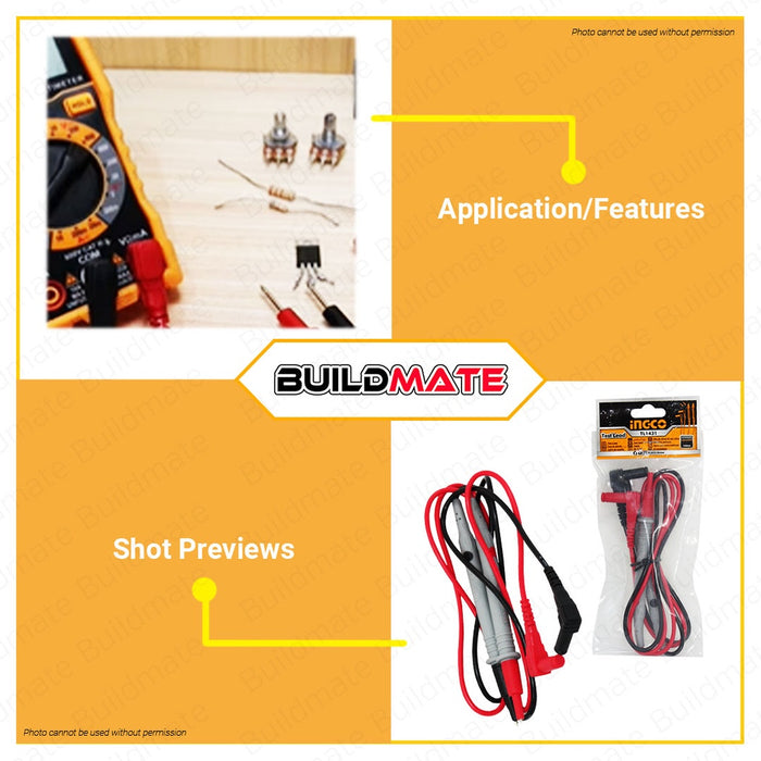 INGCO Test Lead for Multimeter 10A TL1431 •BUILDMATE• HT2