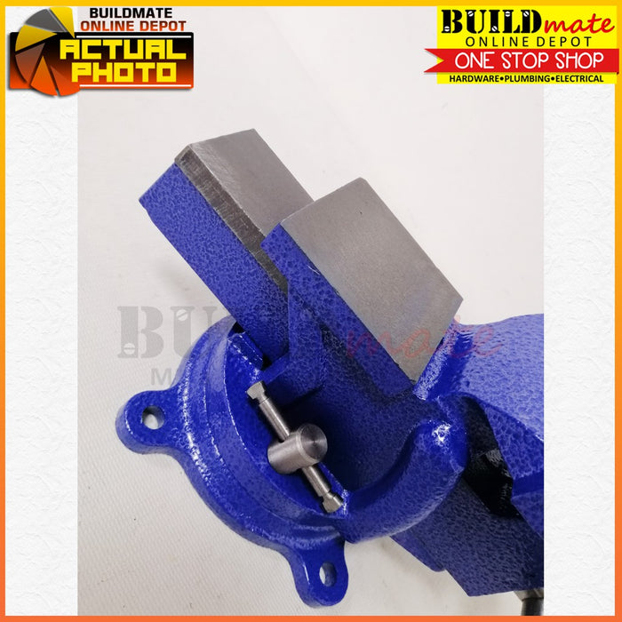 YUKO Bench Swivel Vise with Anvil 6"  •BUILDMATE•