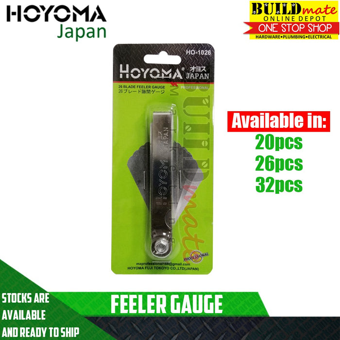 HOYOMA Feeler Gauge •NEW ARRIVAL!• •BUILDMATE• HYMHT