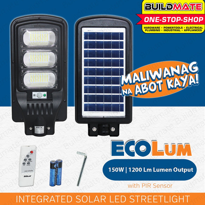 ECOLUM FIREFLY Solar LED Light Streetlight 100W CSL51100DL | 150W CSL51150DL •BUILDMATE•