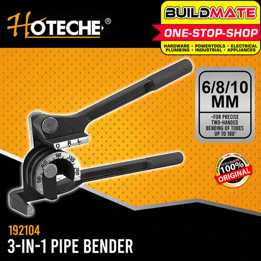 Hoteche Pipe Bender 3in1 6/8/10mm HTC-271601 •BUILDMATE•
