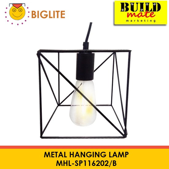 BIGLITE Metal Hanging Lamp MHL-SP116202/B •BUILDMATE•
