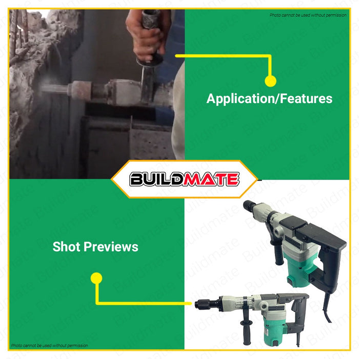 DCA Percussion Demolition Hammer 1050W AZG05-6 •BUILDMATE•