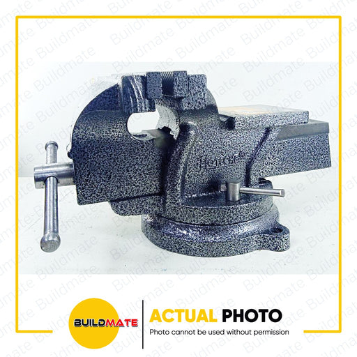 HOTECHE Bench Vice Swivel Base with Anvil 8" 300105 •BUILDMATE•