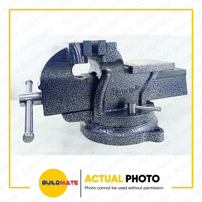 HOTECHE Bench Vice Swivel Base with Anvil 8" 300105 •BUILDMATE•